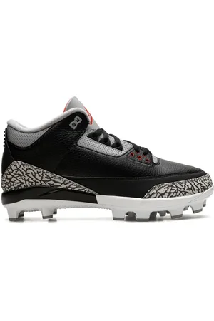 Jordan Air 3 Retro " /Fire Red/Cement Grey/White" cleats