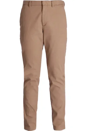 HUGO BOSS Mid-rise slim-fit tapered chinos