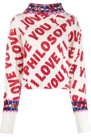 Serafini I Love You Philosophy wool jumper