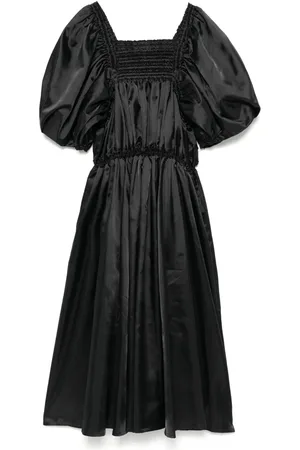 NOIR KEI NINOMIYA Smocked midi dress