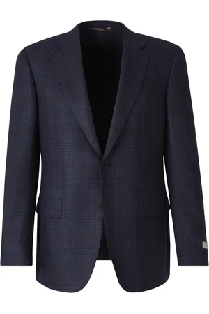 CANALI Checked wool blazer