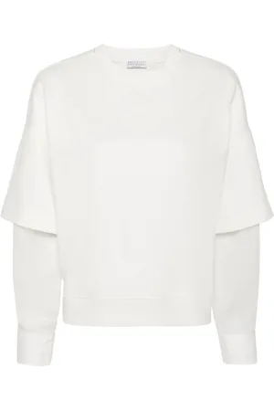 Brunello Cucinelli Monili-chain layered sweatshirt