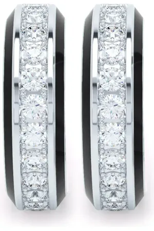 LOEV 18K white gold Eternity diamond earrings