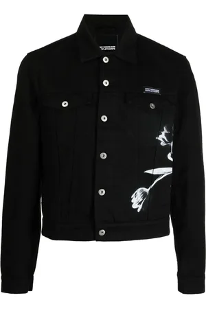 Honey Fucking Dijon Logo-patch cotton jacket