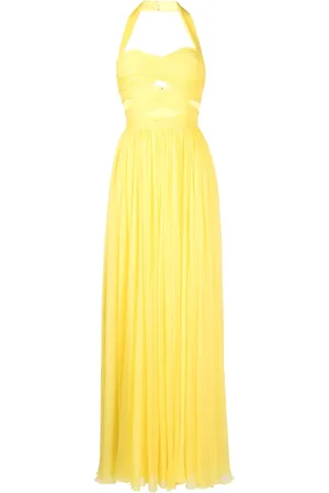 Zuhair Murad Draped cut-out silk gown