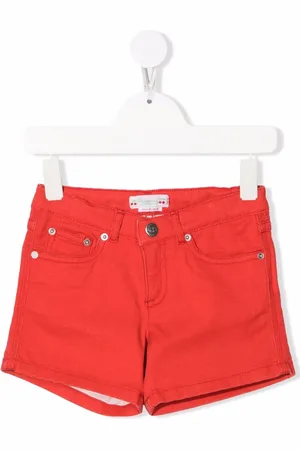 BONPOINT TEEN slim-cut denim shorts