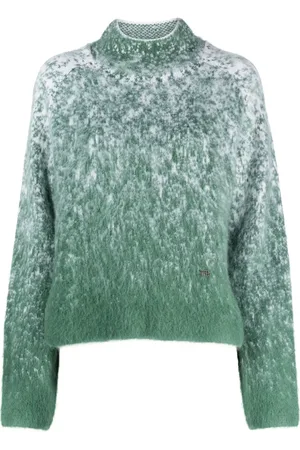 Low Classic Two-tone brushed-finish jumper