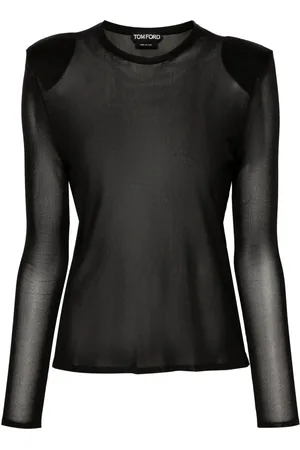 Tom Ford Semi-sheer jersey-knit T-shirt