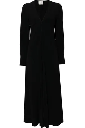 FORTE FORTE Crepe long-sleeve dress