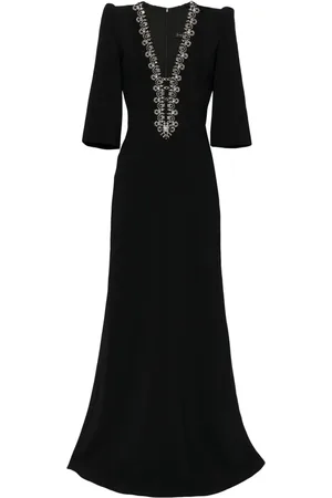 Jenny Packham Rive Gauche crystal-embellished gown