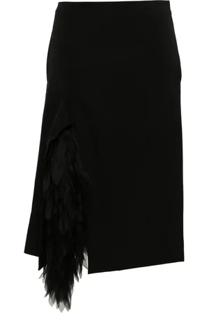 Stella McCartney Appliqué-detailed midi skirt