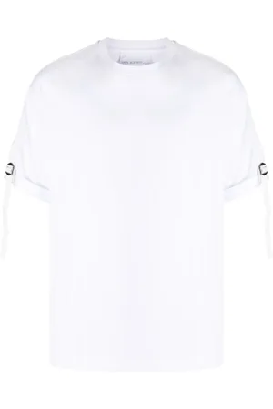 Neil Barrett Buckle-strap cotton T-shirt