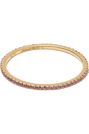 CAROLINA BUCCI 18kt yellow pink sapphire ring