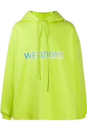 We11 Done Logo print hoodie