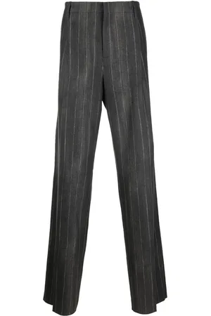 VERSACE Striped tailored trousers