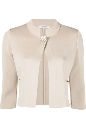 CHARLOTT Single-button three quarter sleeves cardigan
