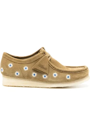 Clarks Wallabee suede lace-up shoes