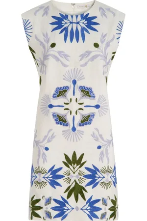 Marie Oliver Yvette embroidered shift dress