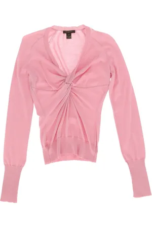 LOUIS VUITTON 2010s twisted detail jumper