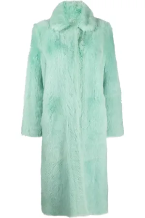 LISKA Single-breasted shearling coat