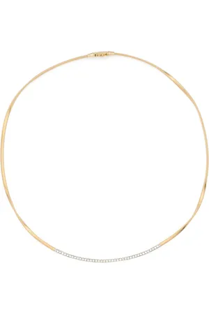 Marco Bicego 18K yellow coil diamond necklace