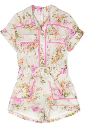 ZIMMERMANN Halcyon floral-print playsuit