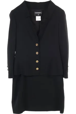 CHANEL 1986-1988s wool suit