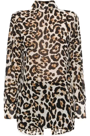 Tessitura Body Couture Leopard shirt