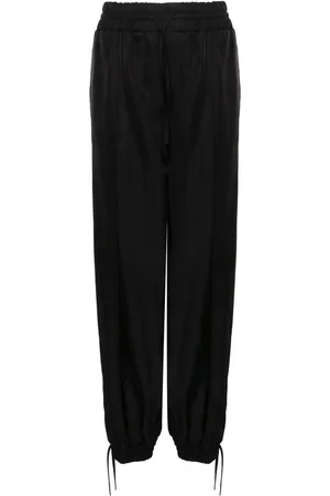 Jil Sander Drawstring-waist tapered trousers