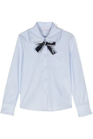 MONNALISA Bow-detail shirt
