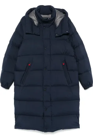 Kiton Hooded puffer coat