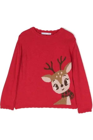 PATACHOU Reindeer-knit jumper