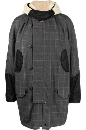 JUNYA WATANABE Checked patchwork coat