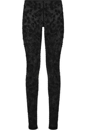 Dolce & Gabbana KIM DOLCE&GABBANA embroidered tulle leggings