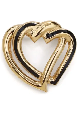 Dior Interlinking hearts brooch