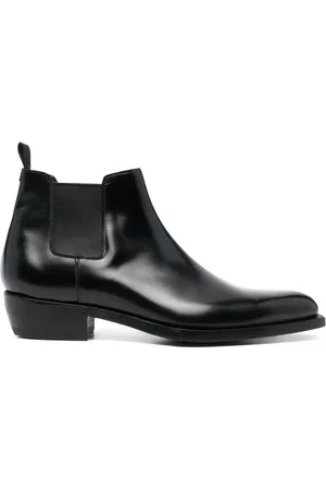 LIDFORT Pointed-toe leather Chelsea boots