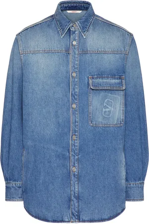 VALENTINO GARAVANI VLogo Signature denim shirt