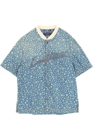 LOUIS VUITTON 2010s x Yayoi Kusama denim shirt