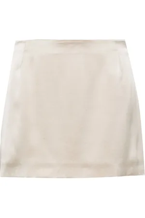 Peter Do Silk A-line miniskirt