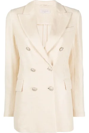 Circolo Double-breasted textured blazer