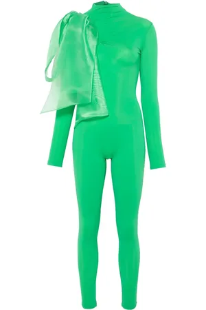 Atu Body Couture Organza-bow jumpsuit