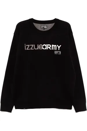 Izzue Logo-jacquard jumper