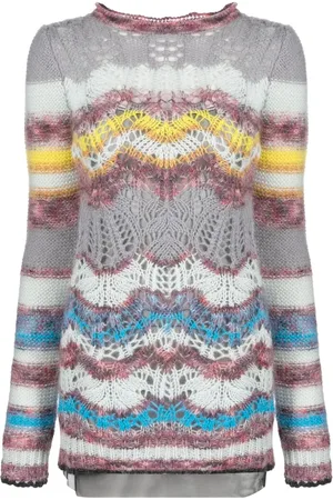 Serafini Knitted long-sleeve minidress