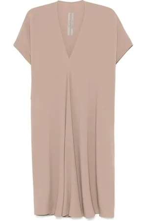 Rick Owens Tommykite V-neck midi dress