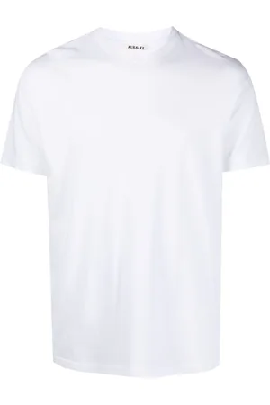 Auralee Crew-neck cotton T-shirt