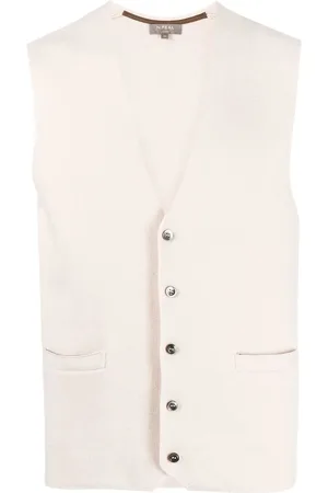 N.PEAL V-neck cashmere waistcoat