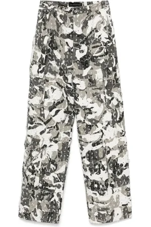 Who Decides War Micro Distressed cargo jeans