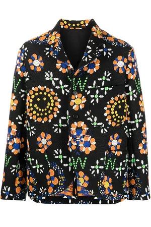 WALTER VAN BEIRENDONCK Embroidered boxy blazer