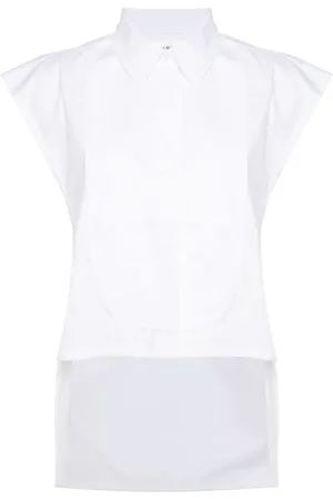 Victoria Beckham Panel-detail sleeveless shirt