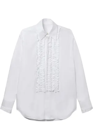 Stella McCartney Ruffled-detail cotton shirt